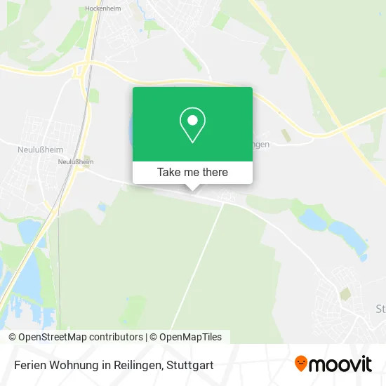 Карта Ferien Wohnung in Reilingen