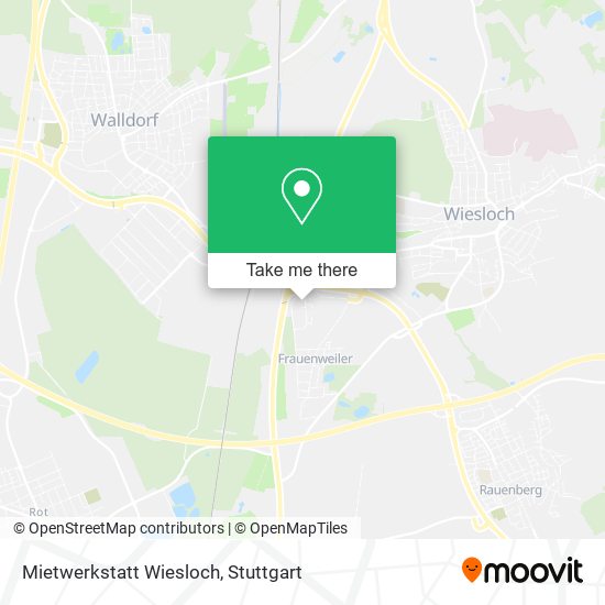 Mietwerkstatt Wiesloch map