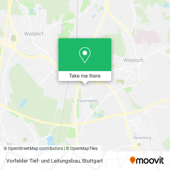 Карта Vorfelder Tief- und Leitungsbau