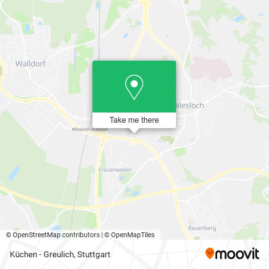 Küchen - Greulich map