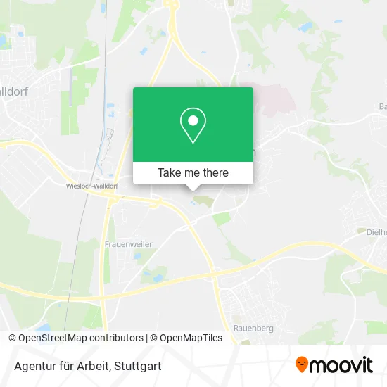 Карта Agentur für Arbeit