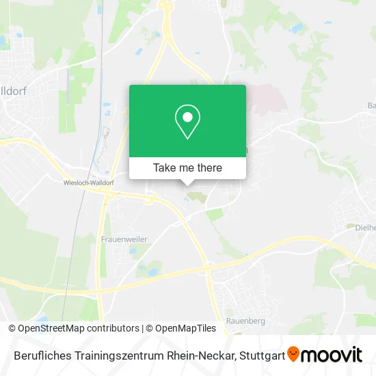 Карта Berufliches Trainingszentrum Rhein-Neckar