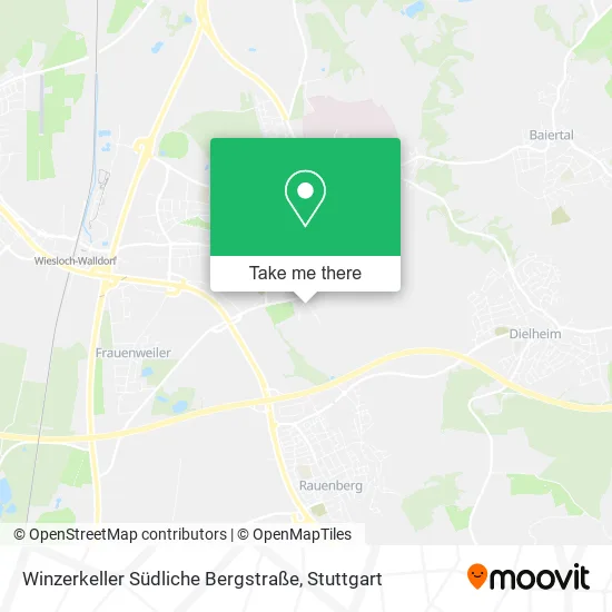 Карта Winzerkeller Südliche Bergstraße
