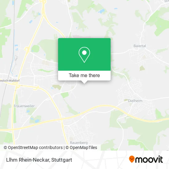 Карта Llhm Rhein-Neckar