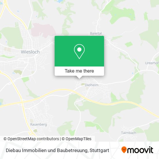 Diebau Immobilien und Baubetreuung map