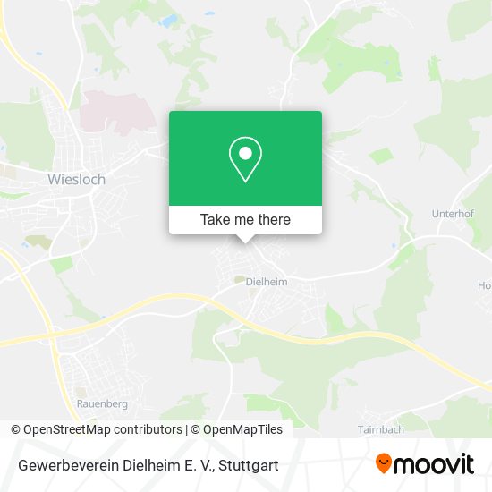 Gewerbeverein Dielheim E. V. map