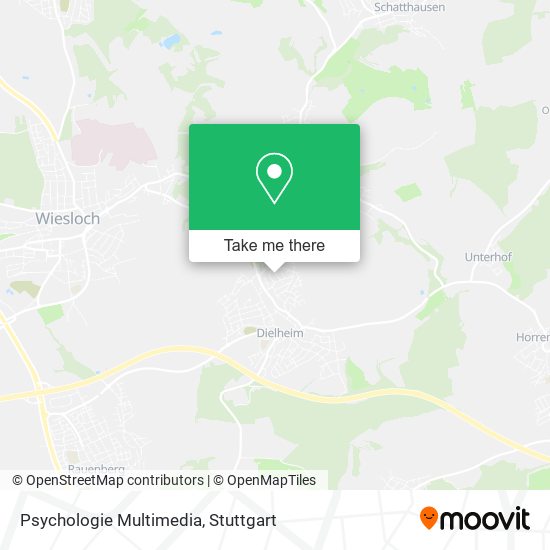 Psychologie Multimedia map