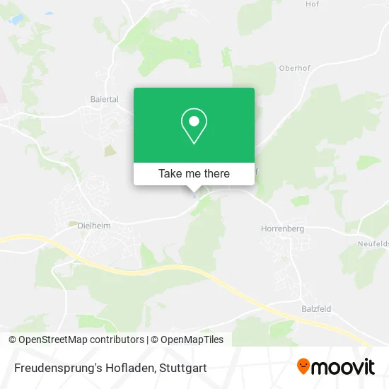 Карта Freudensprung's Hofladen