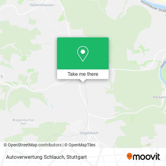Autoverwertung Schlauch map