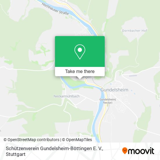 Schützenverein Gundelsheim-Böttingen E. V. map