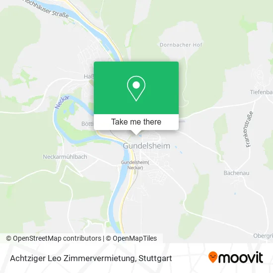 Карта Achtziger Leo Zimmervermietung