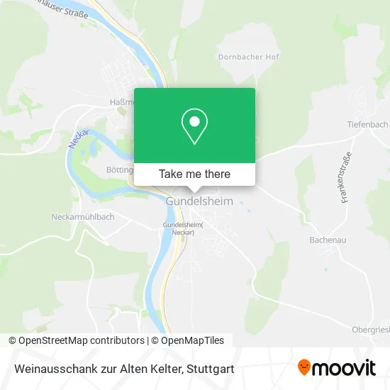 Карта Weinausschank zur Alten Kelter