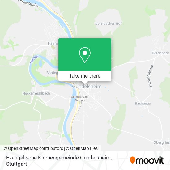 Evangelische Kirchengemeinde Gundelsheim map