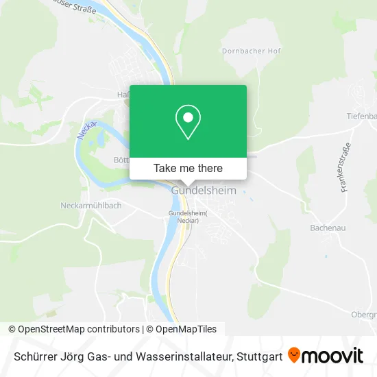 Карта Schürrer Jörg Gas- und Wasserinstallateur