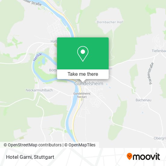 Hotel Garni map