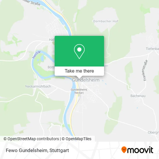 Fewo Gundelsheim map