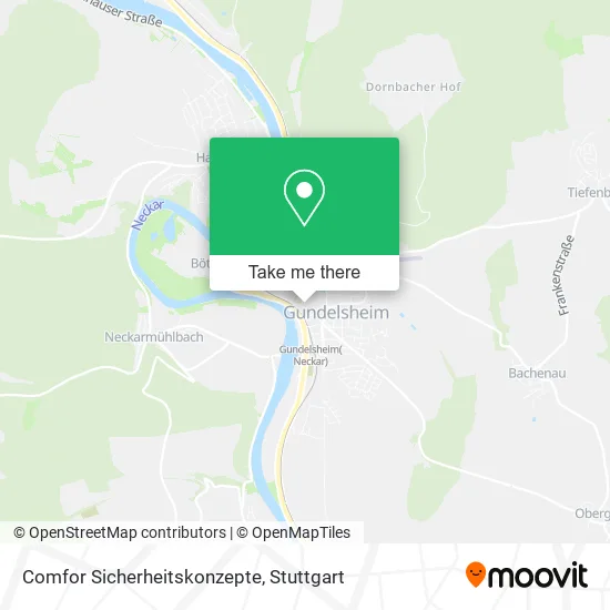 Карта Comfor Sicherheitskonzepte