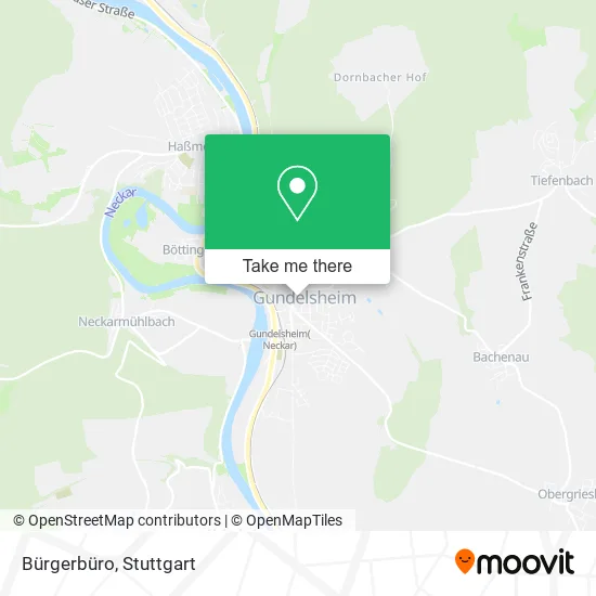 Карта Bürgerbüro