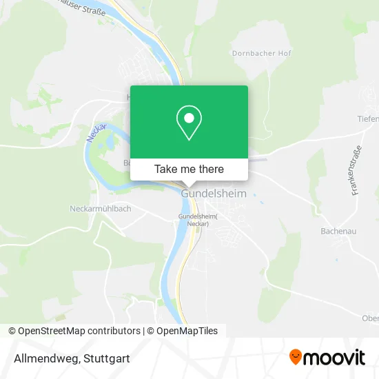 Карта Allmendweg