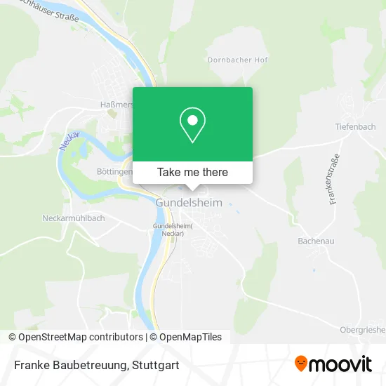 Карта Franke Baubetreuung