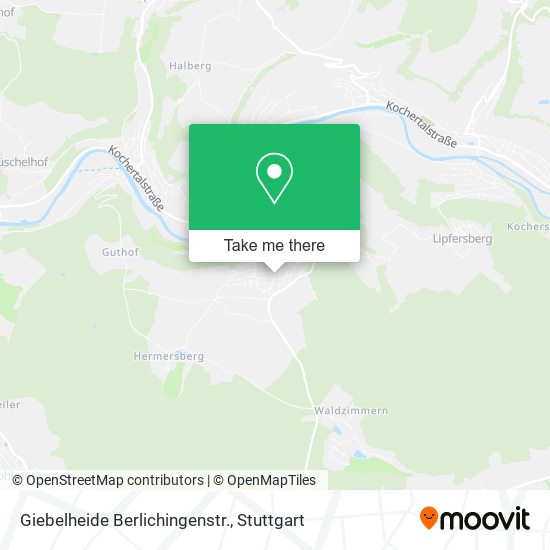 Giebelheide Berlichingenstr. map