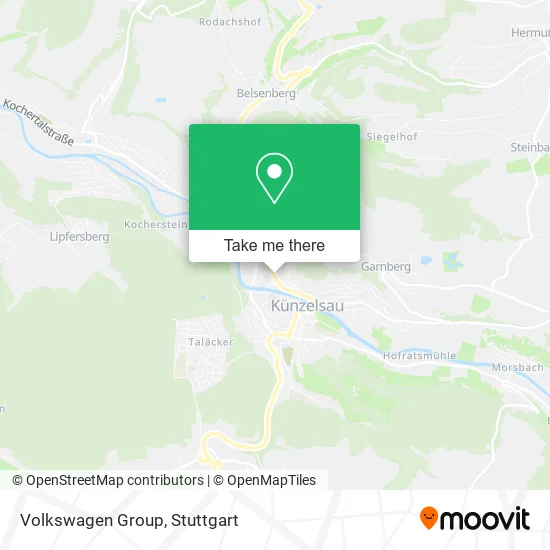 Карта Volkswagen Group