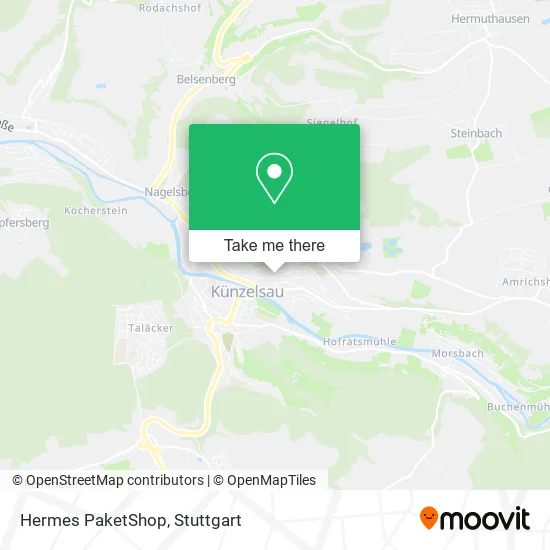 Карта Hermes PaketShop