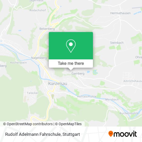 Rudolf Adelmann Fahrschule map