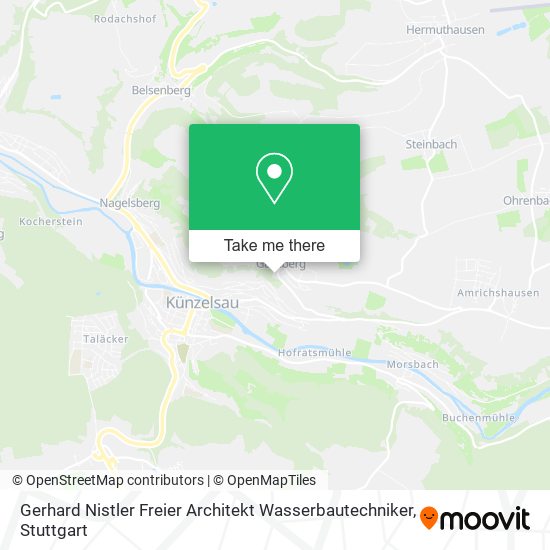 Gerhard Nistler Freier Architekt Wasserbautechniker map