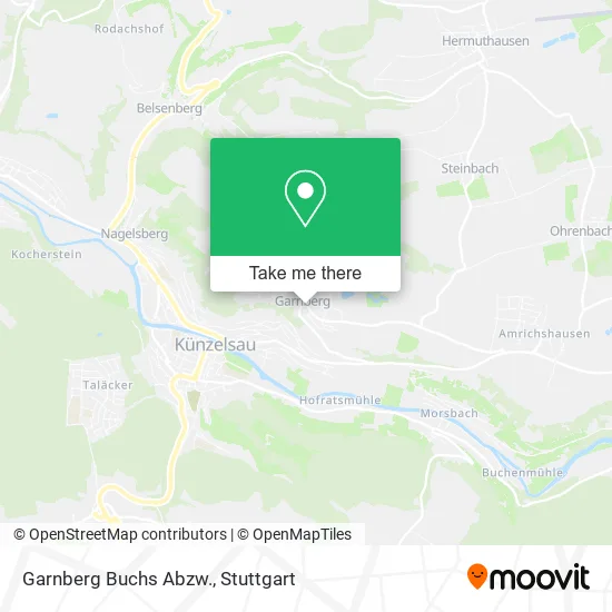 Карта Garnberg Buchs Abzw.