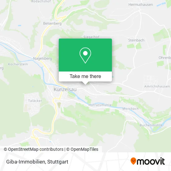 Карта Giba-Immobilien