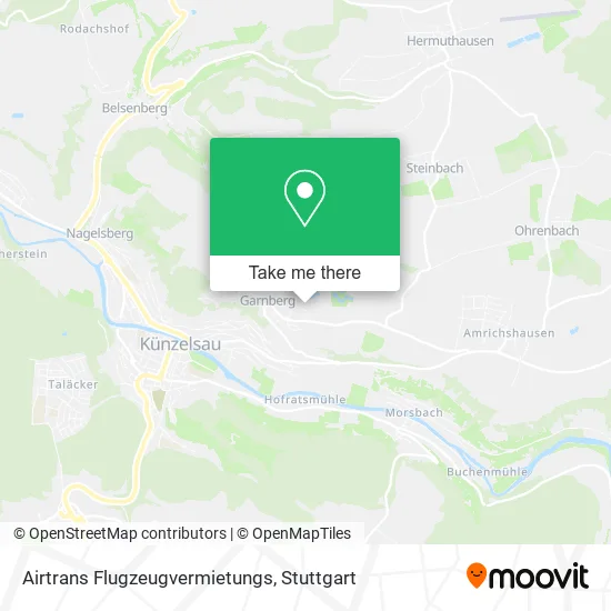 Карта Airtrans Flugzeugvermietungs