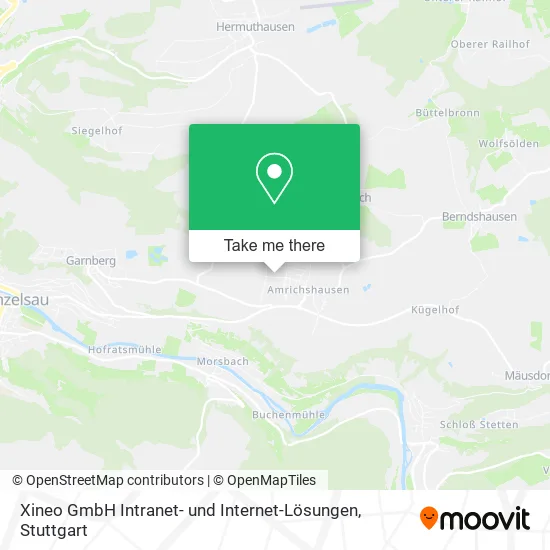 Карта Xineo GmbH Intranet- und Internet-Lösungen