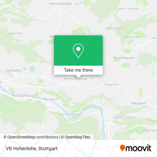 VB Hohenlohe map