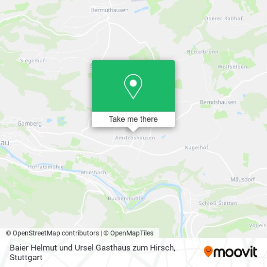 Baier Helmut und Ursel Gasthaus zum Hirsch map