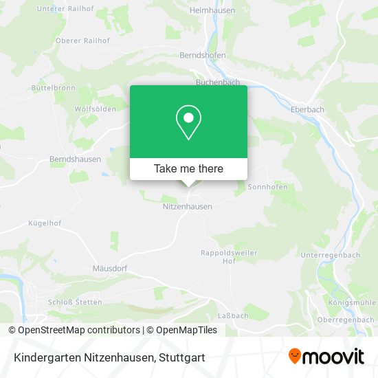 Kindergarten Nitzenhausen map