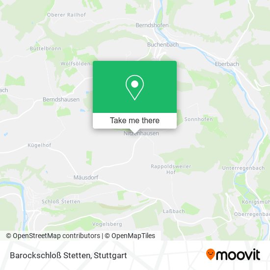 Barockschloß Stetten map