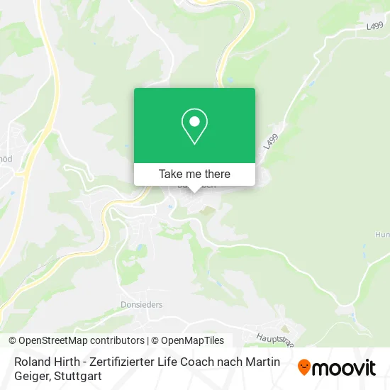 Карта Roland Hirth - Zertifizierter Life Coach nach Martin Geiger