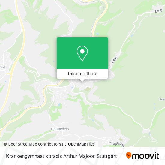 Krankengymnastikpraxis Arthur Majoor map