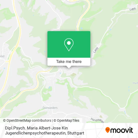 Карта Dipl.Psych. Maria Albert-Jose Kin Jugendlichenpsychotherapeutin