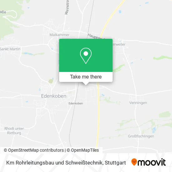 Карта Km Rohrleitungsbau und Schweißtechnik