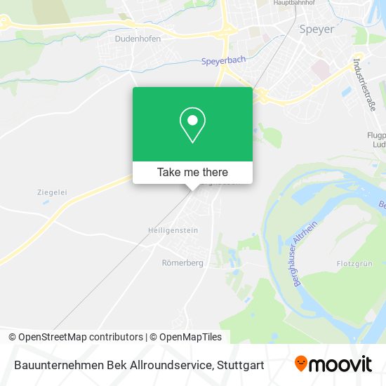 Bauunternehmen Bek Allroundservice map