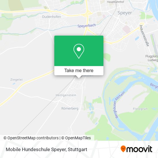 Mobile Hundeschule Speyer map