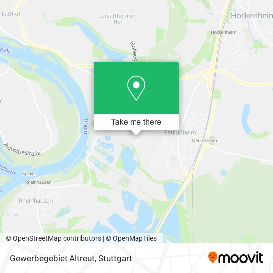 Карта Gewerbegebiet Altreut