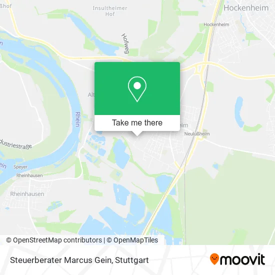 Карта Steuerberater Marcus Gein