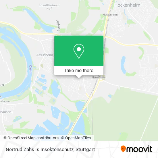 Карта Gertrud Zahs Is Insektenschutz