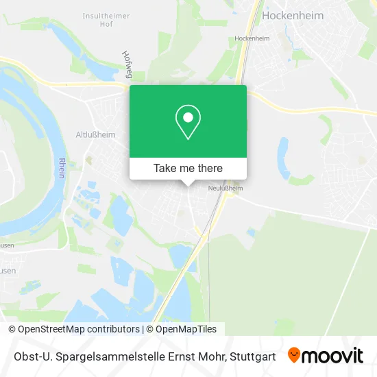 Карта Obst-U. Spargelsammelstelle Ernst Mohr