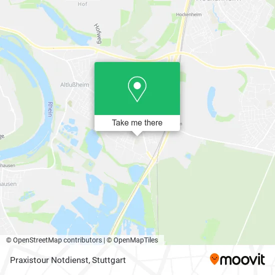 Карта Praxistour Notdienst