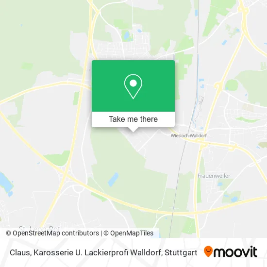 Карта Claus, Karosserie U. Lackierprofi Walldorf