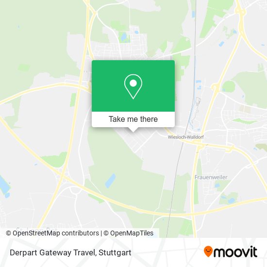 Derpart Gateway Travel map